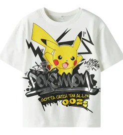 Børn Name It T-shirt - NkmNirel - Pokemon - Cloud Dancer