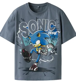 Børn Name It T-shirt - Sonic - NkmNemo - Flint Stone