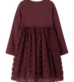 Børn Name It Tylkjole - NmfSykia - Burgundy