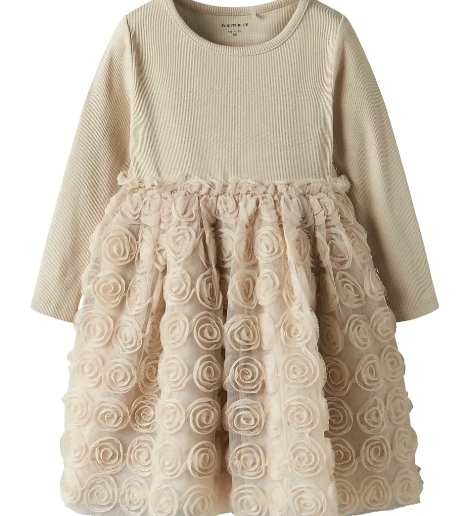 Kjoler|Juletøj*Name It Tylkjole - NmfSykia - Cement