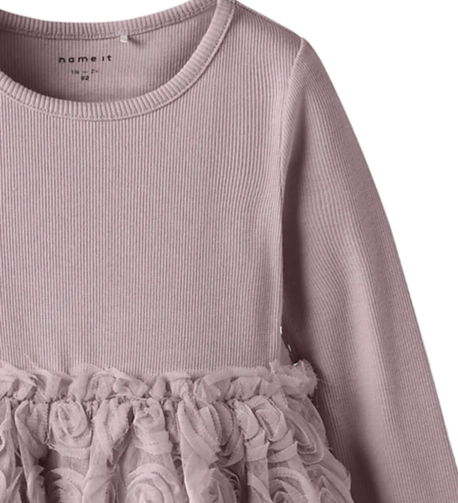 Kjoler|Juletøj*Name It Tylkjole - NmfSykia - Keepsake Lilac
