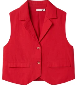 Veste*Name It Vest - NkfFalinnen - Kort - Chinese Red
