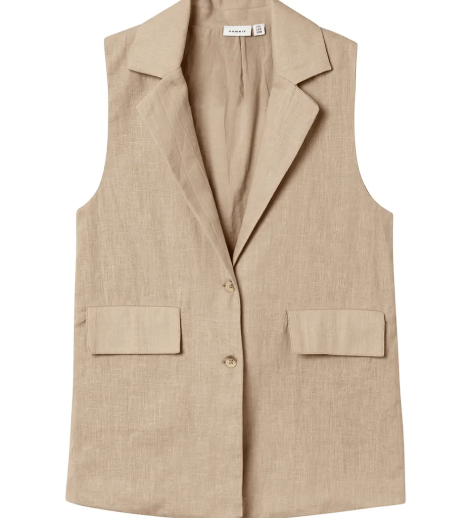 Børn Name It Vest - NkfFalinnen - Humus