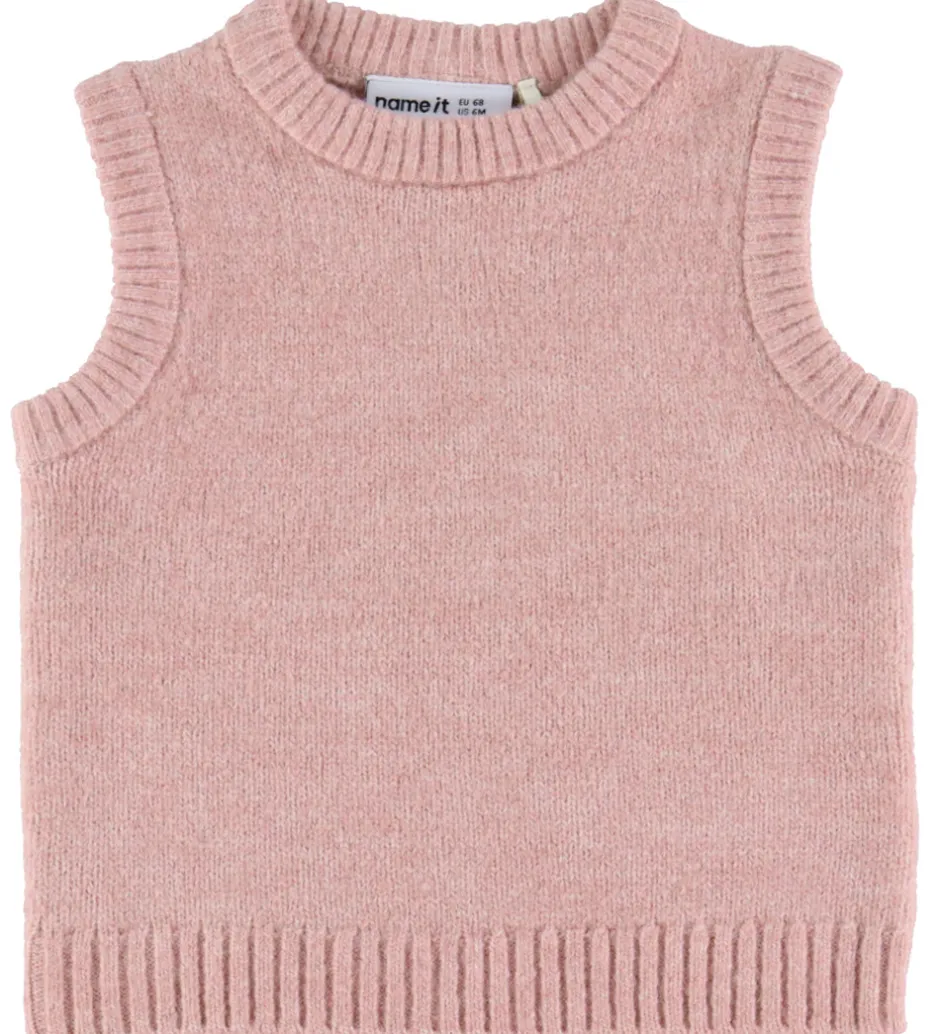 Veste*Name It Vest - Strik - NbfReifyly - Keepsake Lilac
