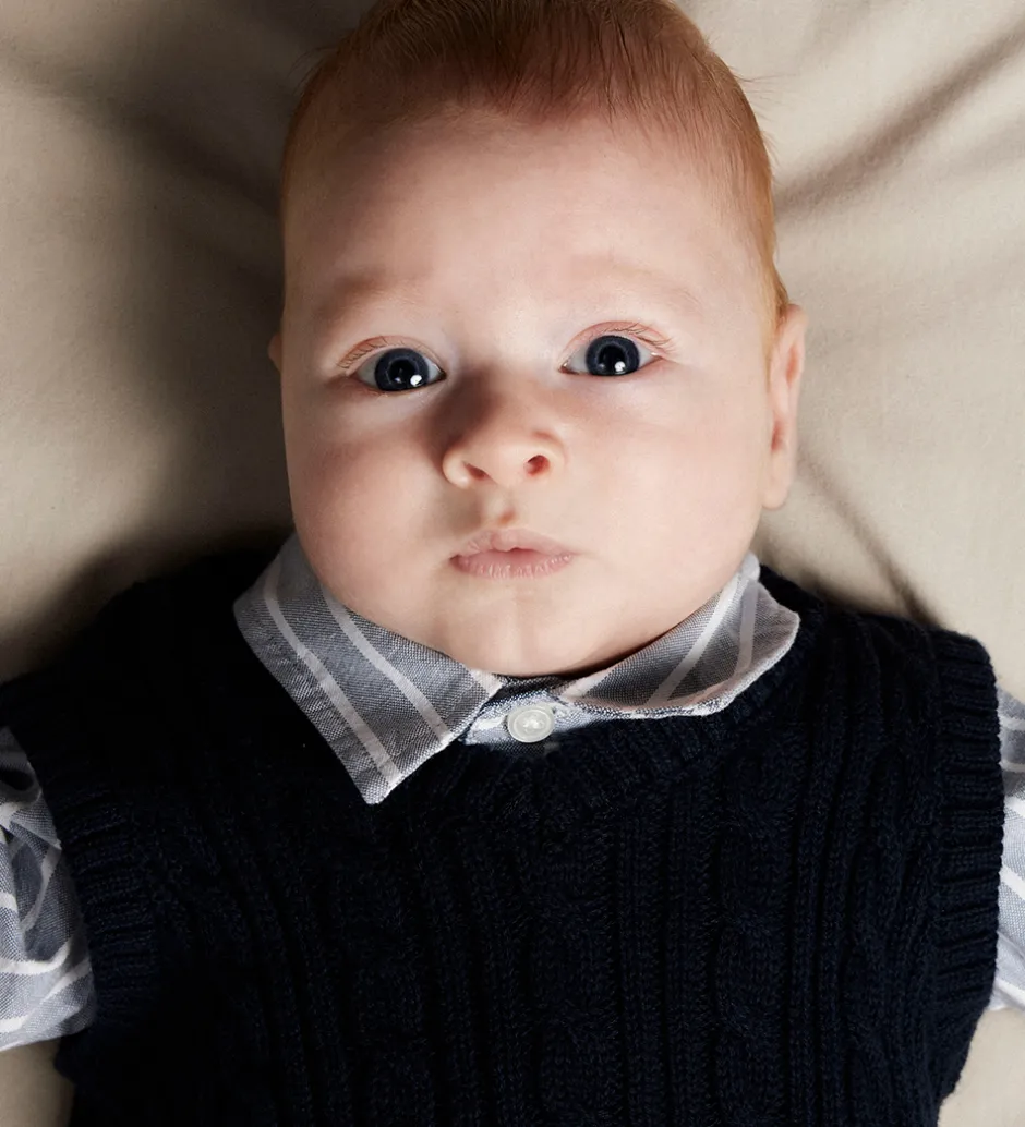 Børn Name It Vest - Strik - NbmRoman - Navy Blazer