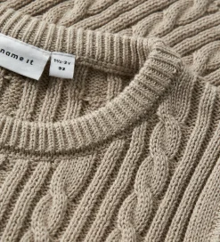 Veste*Name It Vest - Strik - NmmRoman - Island Fossil
