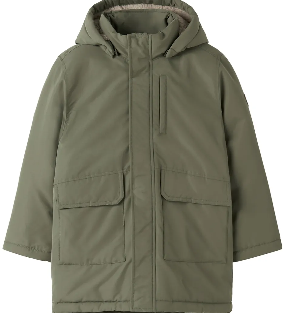 Vinterjakker*Name It Vinterjakke - NkmMarlow - Dusty Olive