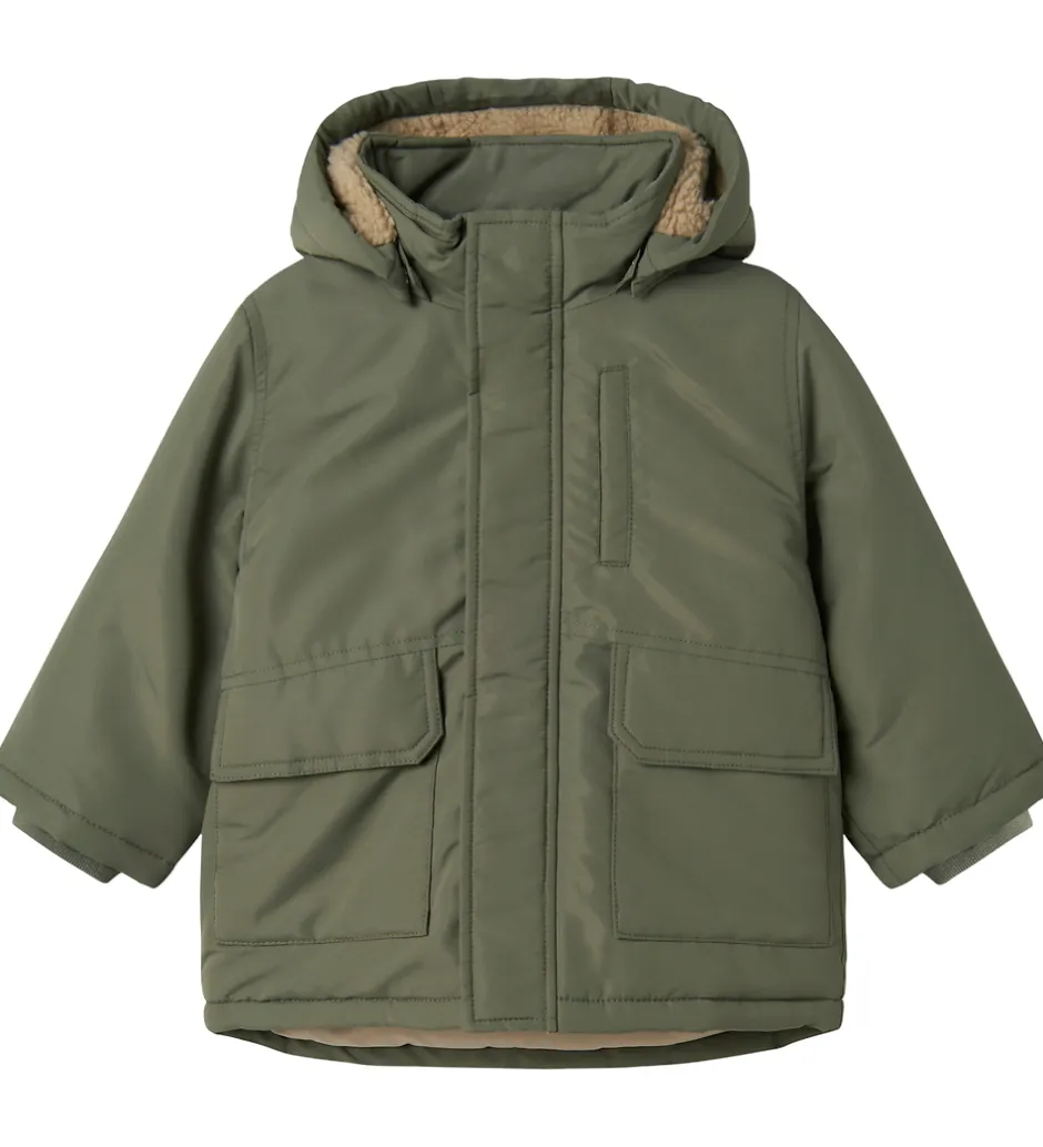Børn Name It Vinterjakke - NmmMarlow - Dusty Olive