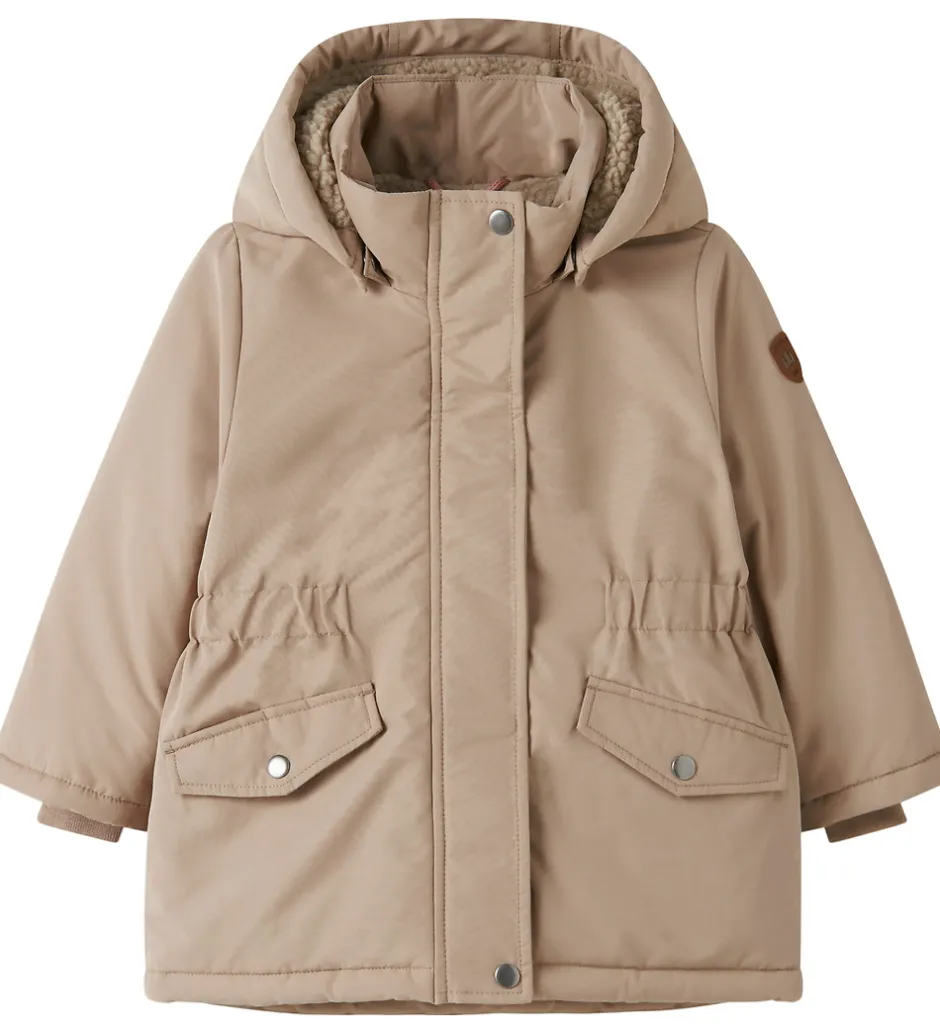 Vinterjakker*Name It Vinterjakke - Parka - NmfMarlow - Silver Mink