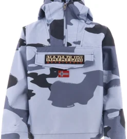 Sommerjakker*Napapijri Sommerjakke - Rainforest Anorak - Blue Camouflage