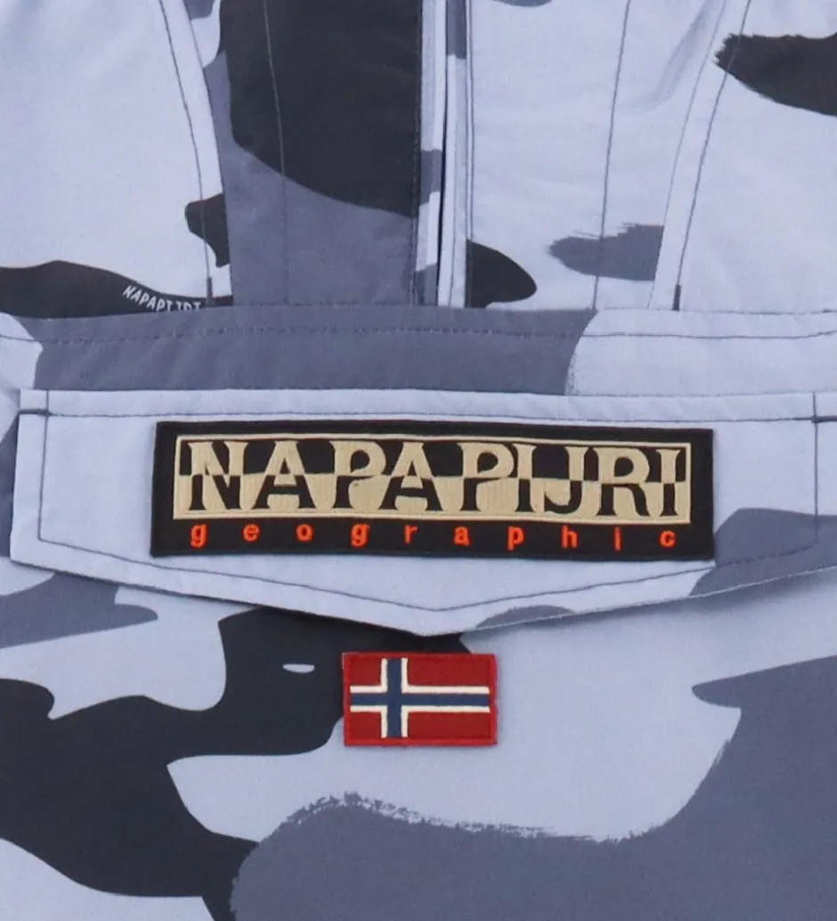 Sommerjakker*Napapijri Sommerjakke - Rainforest Anorak - Blue Camouflage