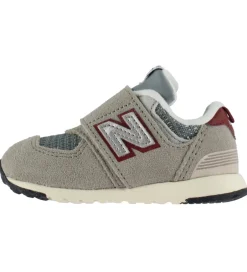 Sneakers|Børnesko Og Babysko*New Balance Sko - 574 - Arid Stone/Monarch Burgundy