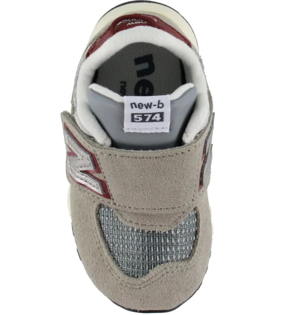 Sneakers|Børnesko Og Babysko*New Balance Sko - 574 - Arid Stone/Monarch Burgundy