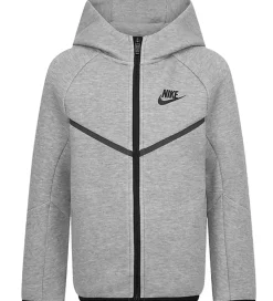 Træning Og Gymnastik|Træningssæt*Nike Sæt - Cardigan/Bukser - Gråmeleret m. Sort