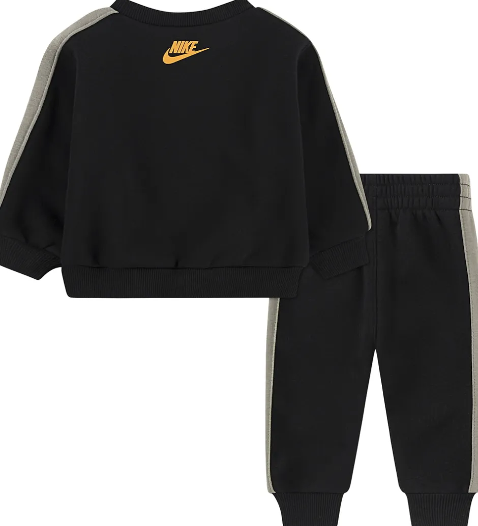 Sweatshirts*Nike Sweatsæt - Fleece - Sort