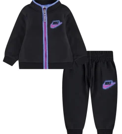 Træningssæt*Nike Træningssæt - Cardigan/Bukser - Sort/Lilla