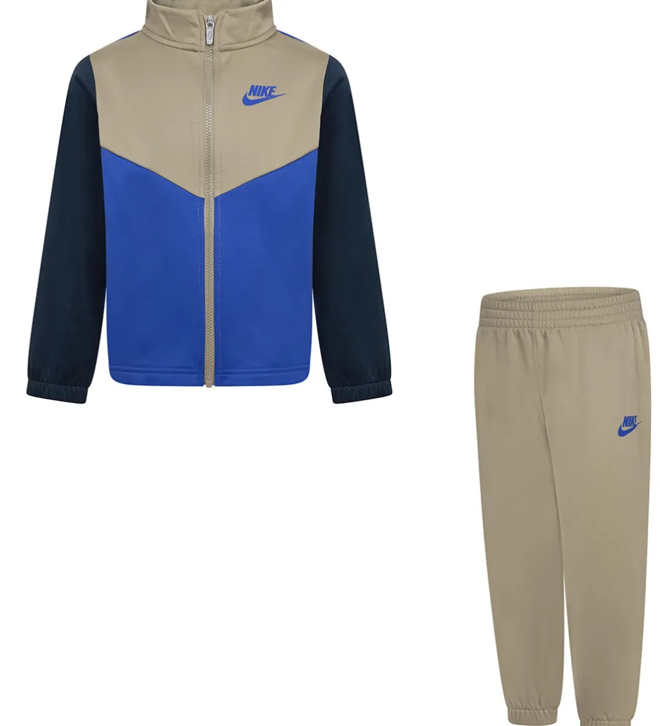 Træningssæt*Nike Træningssæt - Khaki m. Blå/Navy