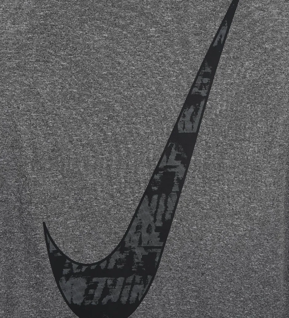 Gymnastiktøj*Nike T-shirt - Dri-Fit - Carbon Heather