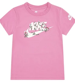 Børn Nike T-shirt - Floral - Magic Flamingo