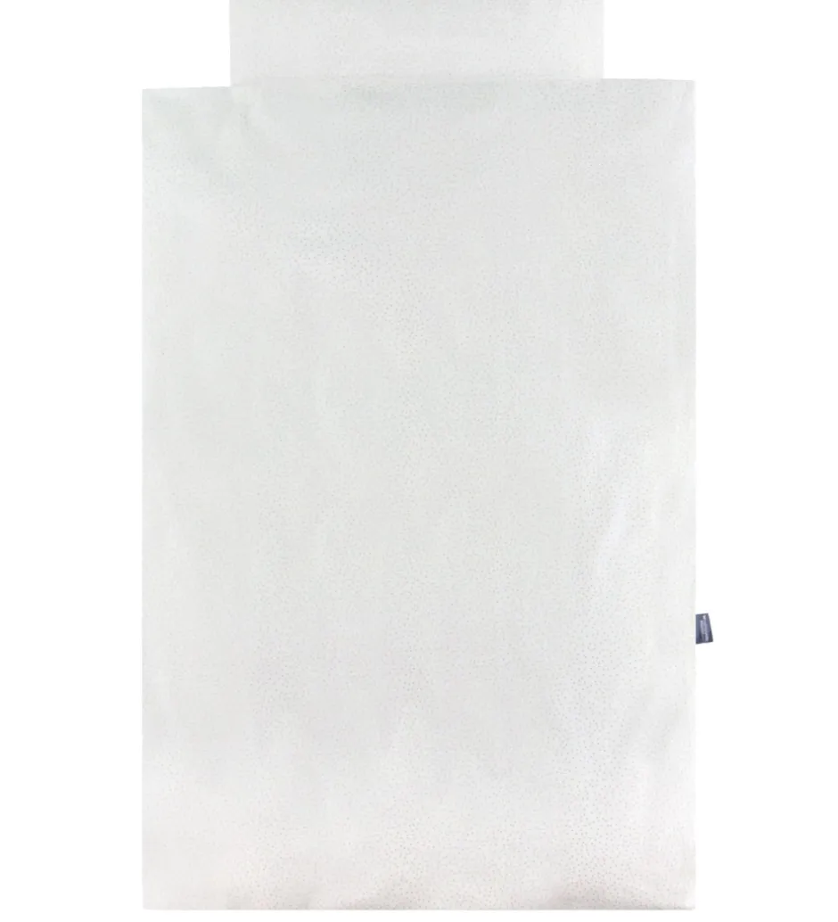 Nørgaard Madsens Sengetøj - Voksen - Off White m. Beige Prikker