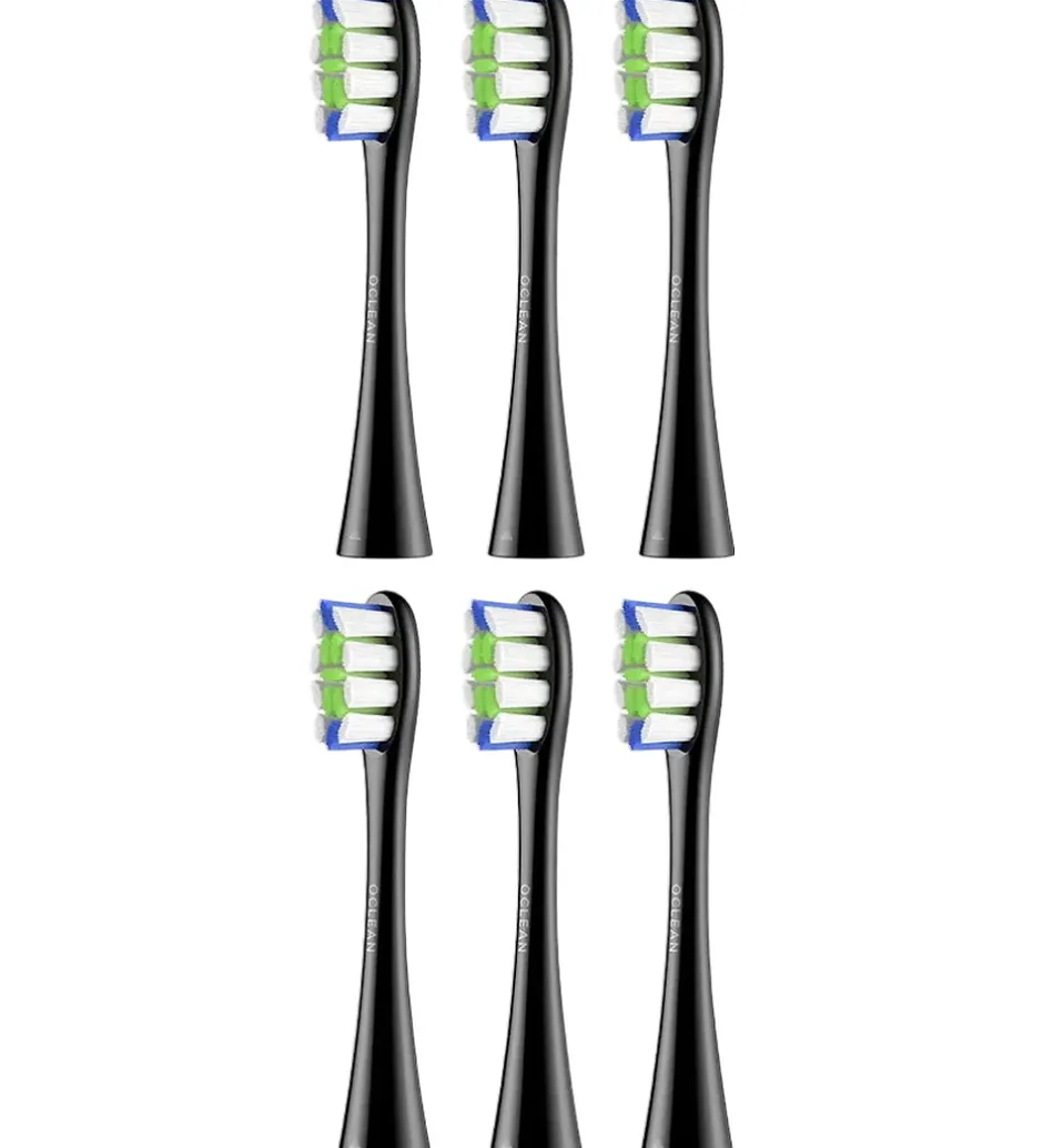 Tandbørster|Pleje- Og Toiletartikler*OCLEAN Tandbørste-hoveder - Professional Clean - 6-pak - Sort