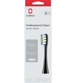 Tandbørster|Pleje- Og Toiletartikler*OCLEAN Tandbørste-hoveder - Professional Clean - 6-pak - Sort