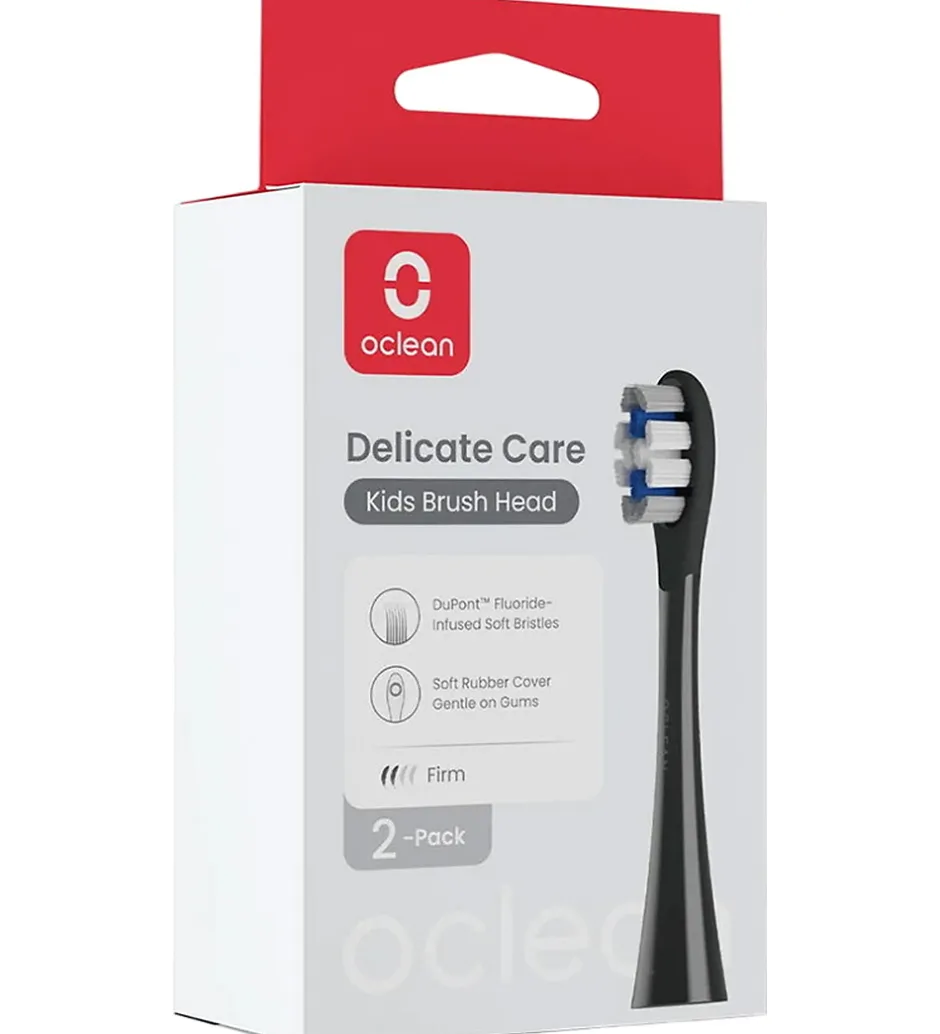 Tandbørster|Pleje- Og Toiletartikler*OCLEAN Tandbørste-hoveder - Delicate Care - 2-pak - Sort
