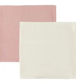 Ooh Noo Stofbleer - 2-pak - 65x65 cm - Ivory & Blush