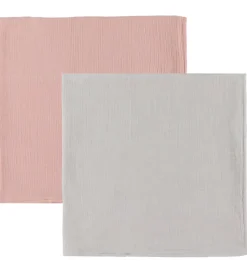 Stofbleer*Ooh Noo Stofbleer - 2-pak - 65x65 cm - Stone Grey & Blush