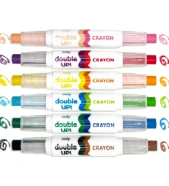 Tuscher Og Farver|Skriveredskaber*Ooly Farver - 6 stk - Double Up Crayon