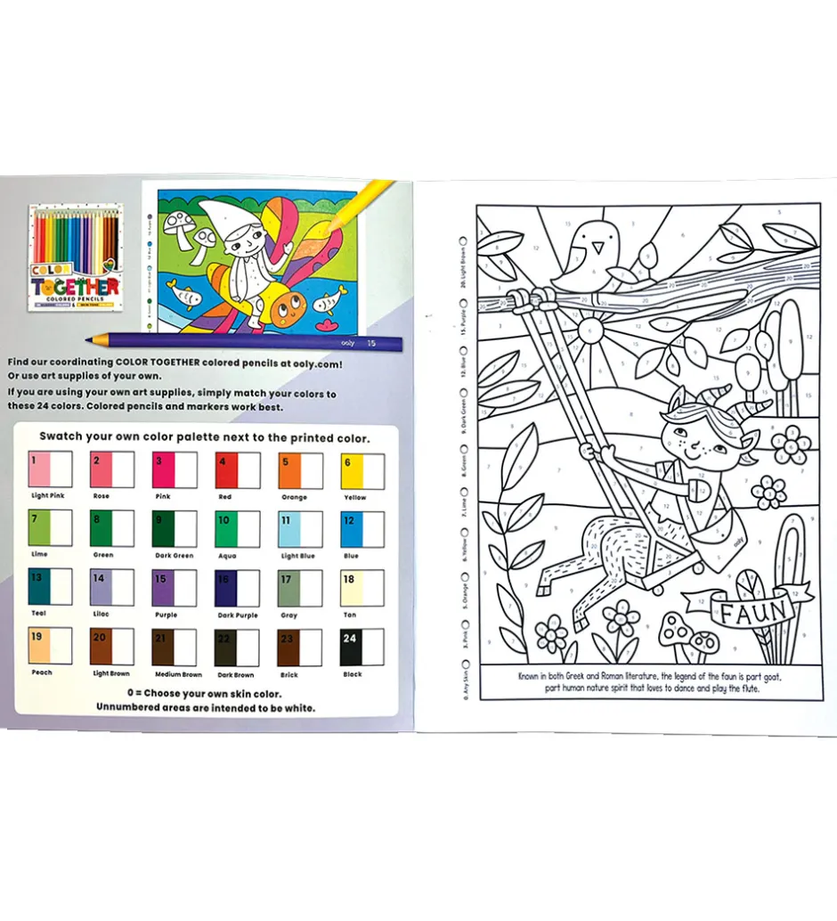 Malebog*Ooly Malebog - Color By Numbers - Mythical Friends