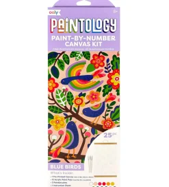 Maling*Ooly Malesæt - Paint By Number Canvas Kit - Blue Birds