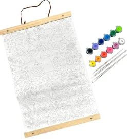 Ooly Malesæt - Paint By Number Canvas Kit - Tiger Eyes