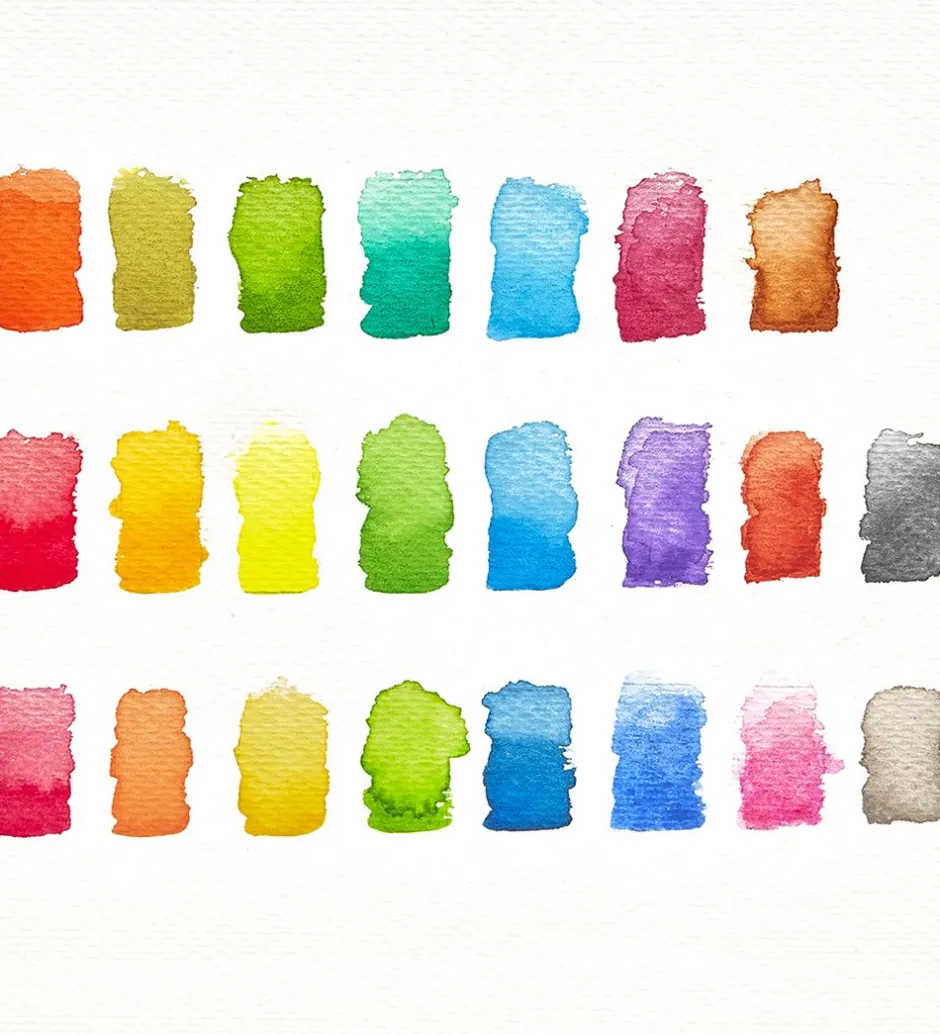 Maling*Ooly Vandfarver - 24 Stk - Chroma Blends Travel Watercolor Palet