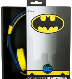 Høretelefoner*OTL Høretelefoner - Batman - On-Ear Junior - Blå/Gul