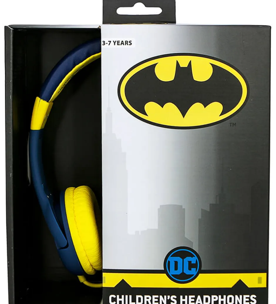 Høretelefoner*OTL Høretelefoner - Batman - On-Ear Junior - Blå/Gul