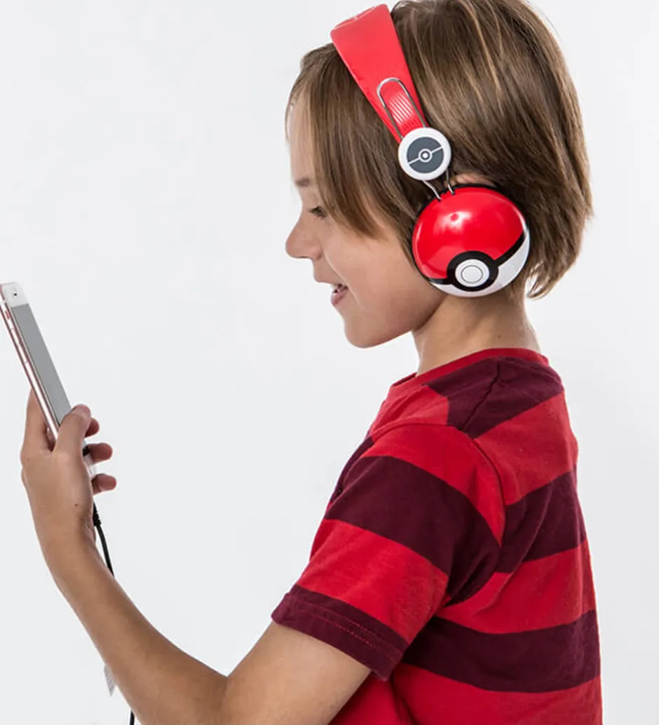 Høretelefoner*OTL Høretelefoner - 90db - Pokemon - On-Ear Dome Tween - Pokebal
