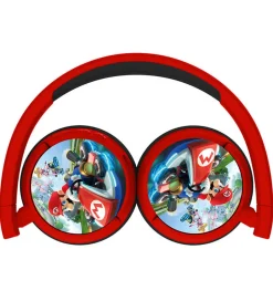 Høretelefoner*OTL Høretelefoner - Mario Kart - On-Ear Junior - Wireless - Rød
