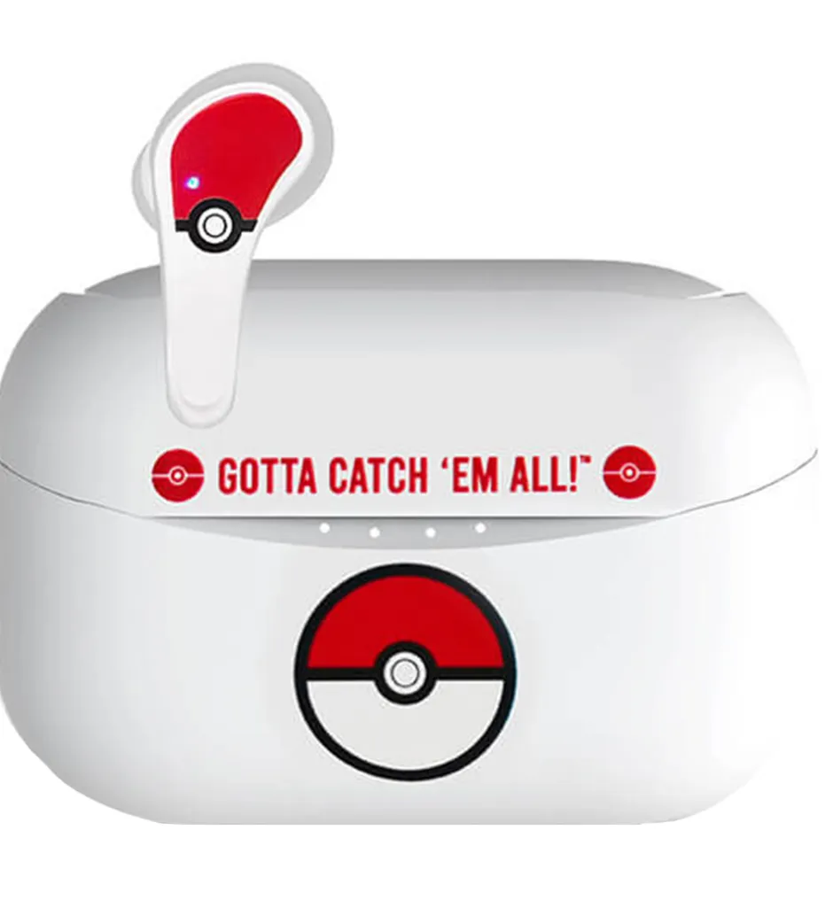OTL Høretelefoner - Pokemon - TWS - In-Ear - Hvid/Rød
