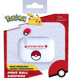 OTL Høretelefoner - Pokemon - TWS - In-Ear - Hvid/Rød