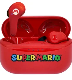Høretelefoner*OTL Høretelefoner - Super Mario - TWS - In-Ear - Rød