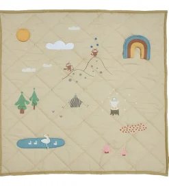 OYOY Aktivitetstæppe - Quiltet - Forest Activity Blanket