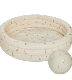 Vandleg|Badebassin*OYOY Badebassin m. Badebold - 120x26 cm - Butter/Giraffe