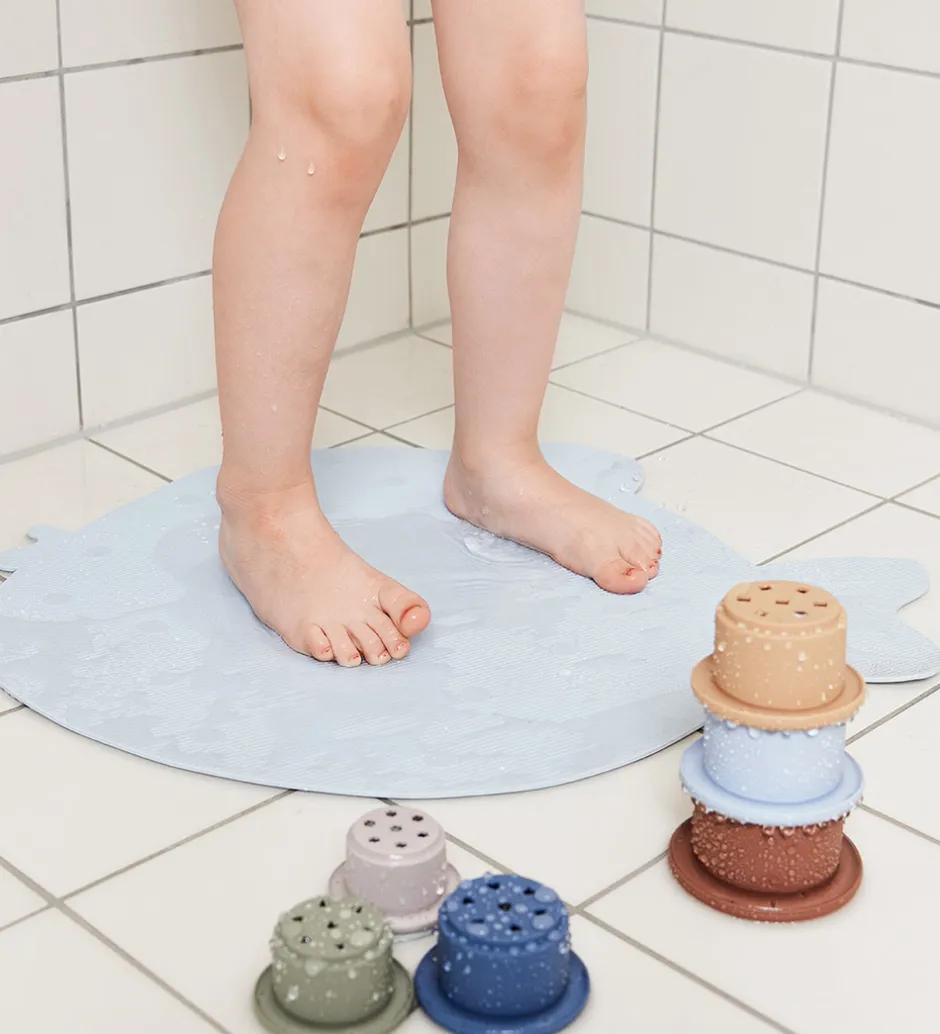 OYOY Bademåtte - Little Finn - Ice Blue