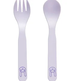 Børn OYOY Børnebestik - Bioplast - 2 Dele - Pullo - Lavender