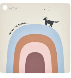 OYOY Dækkeserviet - Follow The Rainbow - Beige