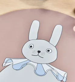 OYOY Dækkeserviet - Silikone - Rabbit Pompom - Clay