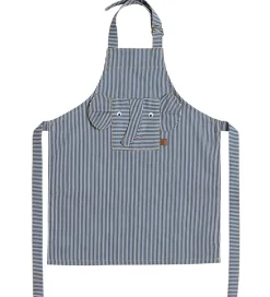 Forklæder*OYOY Forklæde - Denim - Elephant - Blå m. Striber
