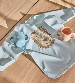 Forklæder*OYOY Forklæde - Lobo Lion - Ice Blue