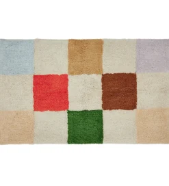 Tæpper|Gulvtæpper*OYOY Gulvtæppe - Chess Rug - 80x48 cm - Multi